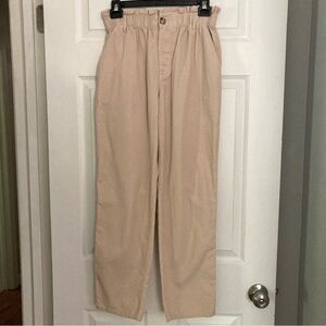 Xirena Theo Straight Leg Lightweight Corduroy High Rise Pants